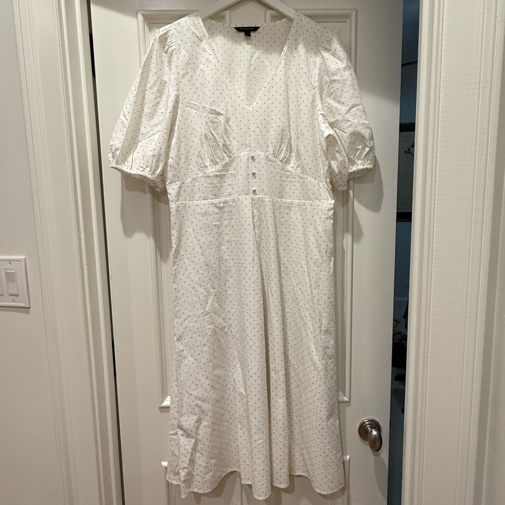 White Polka Dot Dress
